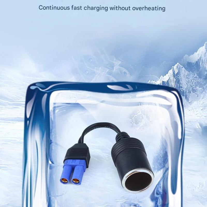 Multipurpose EC5 to Cigarettes Lighter Power Adapter for Automotive Use Car Emergency Starting Power Adapter