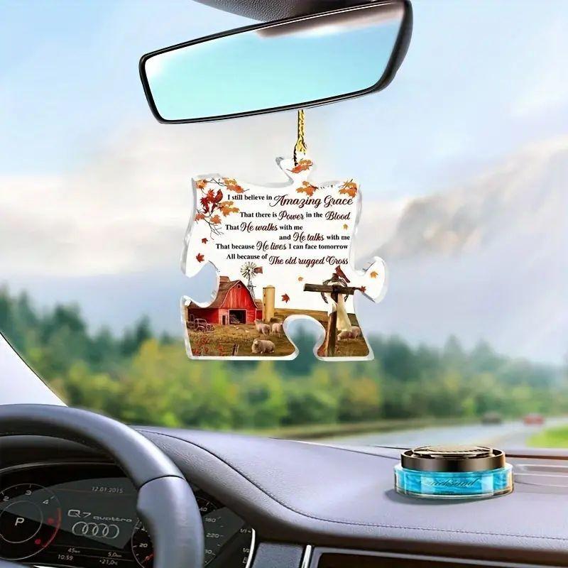 Car Endearing Acrylic Charm Playful Cartoon Keychain Ideal For Home Decor And Accessories Auto