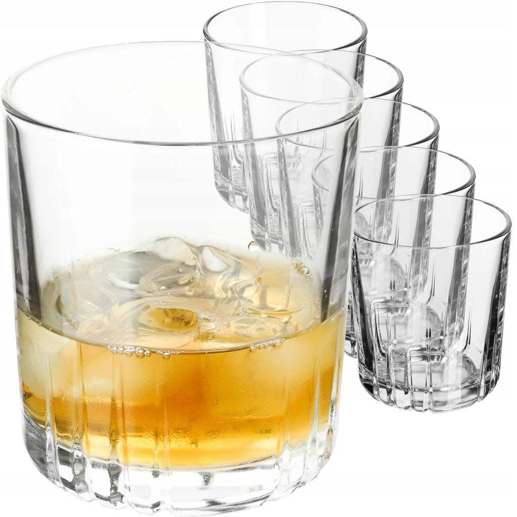 KADAX Glasses 280ml Set of Glasses for Whiskey Juice