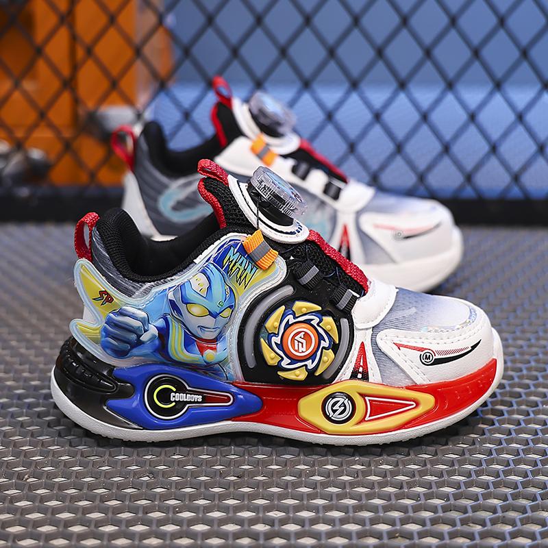 2026 Mode Alle Jahreszeiten Kindersport-Freizeitschuhe Heißer Verkauf Leichte Weiche Federnde Sohle Schuhe Drehverschluss Abriebfeste Kinder-Sneaker