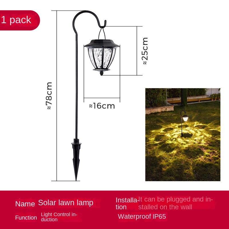 

Солнечное наружное освещение, ландшафтный дизайн домашнего сада, освещение газона, водонепроницаемый балкон, украшение сада, атмосферное освещение газона 1pcs