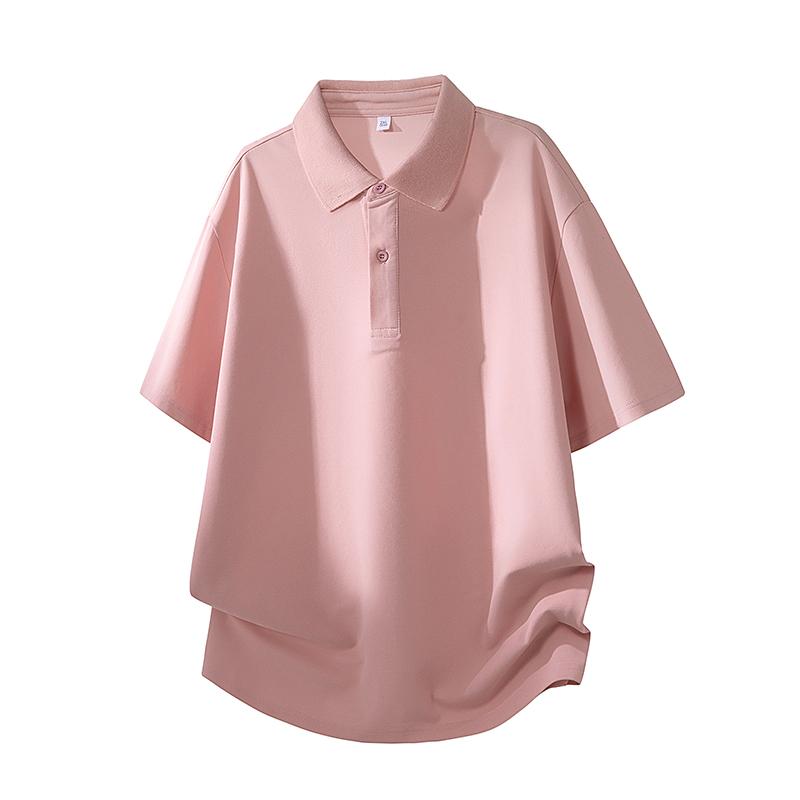 

Summer Ice Silk Short Sleeve T-shirt Men s Loose Half Sleeve T-shirt Ice Silk Thin Collar Polo Shirt 2XL