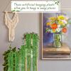 Artificial Succulents Bulk Hanging Plants 24 Inches Large Fake String of Pearls Fake Plants Faux Plants Wall Greenery Decor for Home Garden Indoor