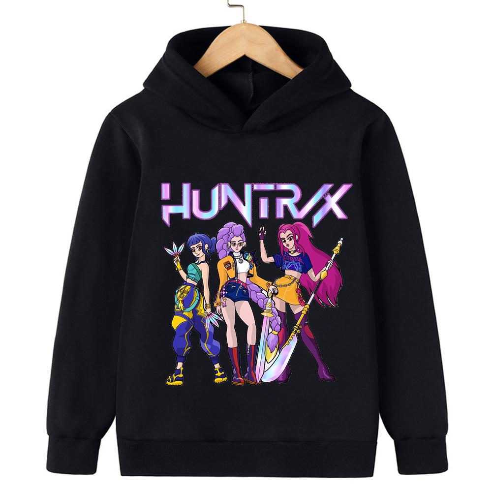 Fashionable Printed Cartoon Hoodies for Girls and Boys Casual Comfortable and High-quality Children's Sweatshirts