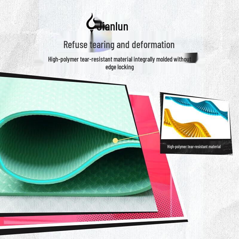 JEEANLEAN Extra Thick Non-slip Yoga & Sit-up Mat