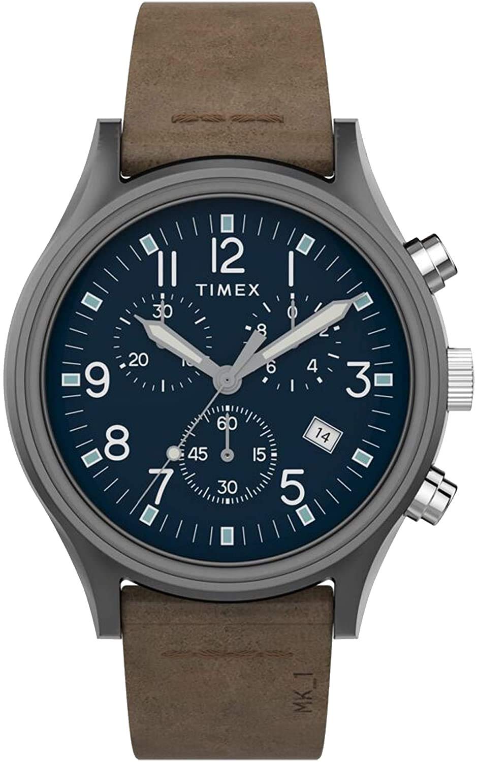

Мужские кварцевые часы Timex MK1, коричневые, ремешок, коричневые, ремешок