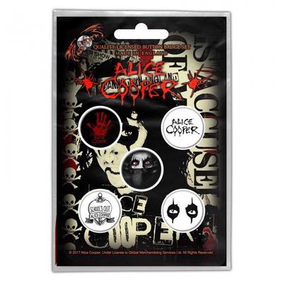 Insigna Ochilor Alice Cooper (Pachet de 5)