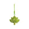 Yuzu Leaf Pendant,  Bag, Keychain Pendant, Smiling Face, Leaf Plush Toy, Small Pendant