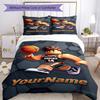 Roblox 487 Customize your name Bedding Set Breathable Duvet Cover with Pillowcases Home Decoration Birthday Gift
