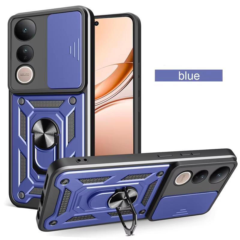 Shockproof Armor Case For VIVO V50 Y04 Y38 Y39 Y19S Y29 Y29S Vivo V50Lite Car Holder Phone Cover Camera Lens Protection Fundas