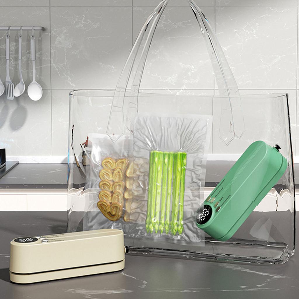Vacuum Sealer Machine Multifunctional Food Sealer Bag Storage Food Vacuum Sealer with Vacuum Bags Roll Bag Sealer
