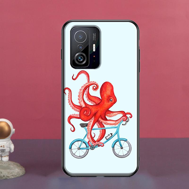 

Octopus для POCO X5 X3 F5 Pro X4 F4 GT M5s C40 F3 чехол для Xiaomi 13 Lite 12 11T 12T Pro 12X чехол Mi 12 Pro
