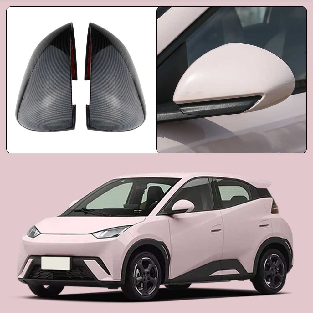 For BYD Dolphin Mini Seagull Dolphin Surf 2025 2025 Pair Rearview Mirror Cover Side Reversing Mirror Caps Trim Car Accessories