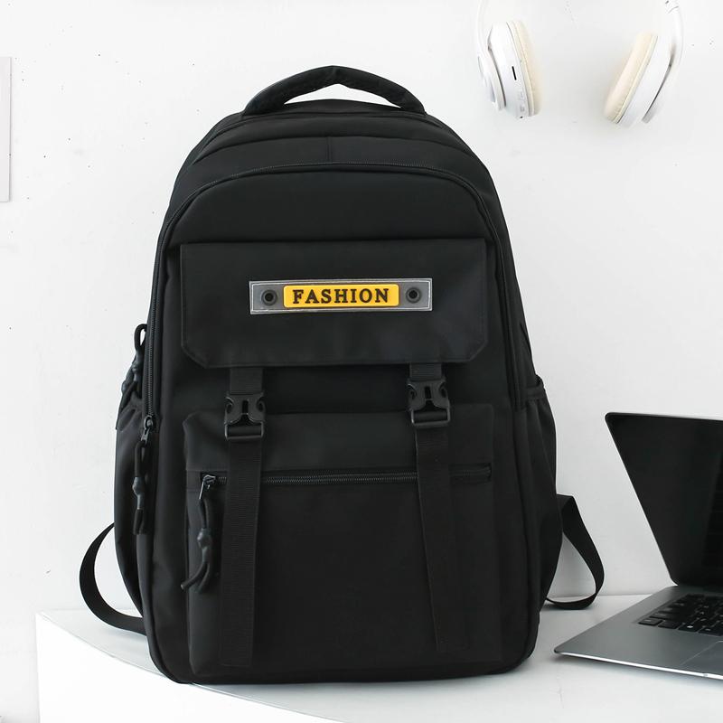 Bărbați Rucsac de călătorie de capacitate mare Femei ghiozdan pentru elevi de gimnaziu Rucsac de culoare solidă