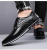 New Men'S Casual Business Leather Shoes Men Fashion Lace-Up Derby Shoe Mens Light Comfortable Outdoor Driving Flats