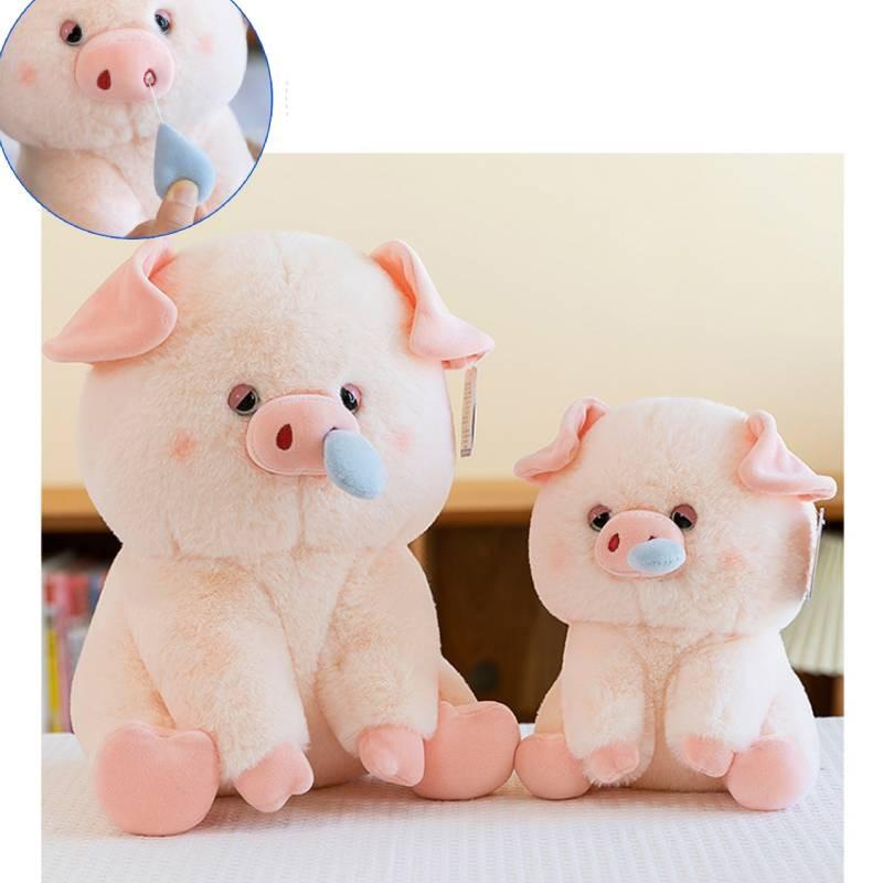 Adorable Pink Pig Plush Toy For Girls Soft Stuffed Animal For Cozy Sleep Companion