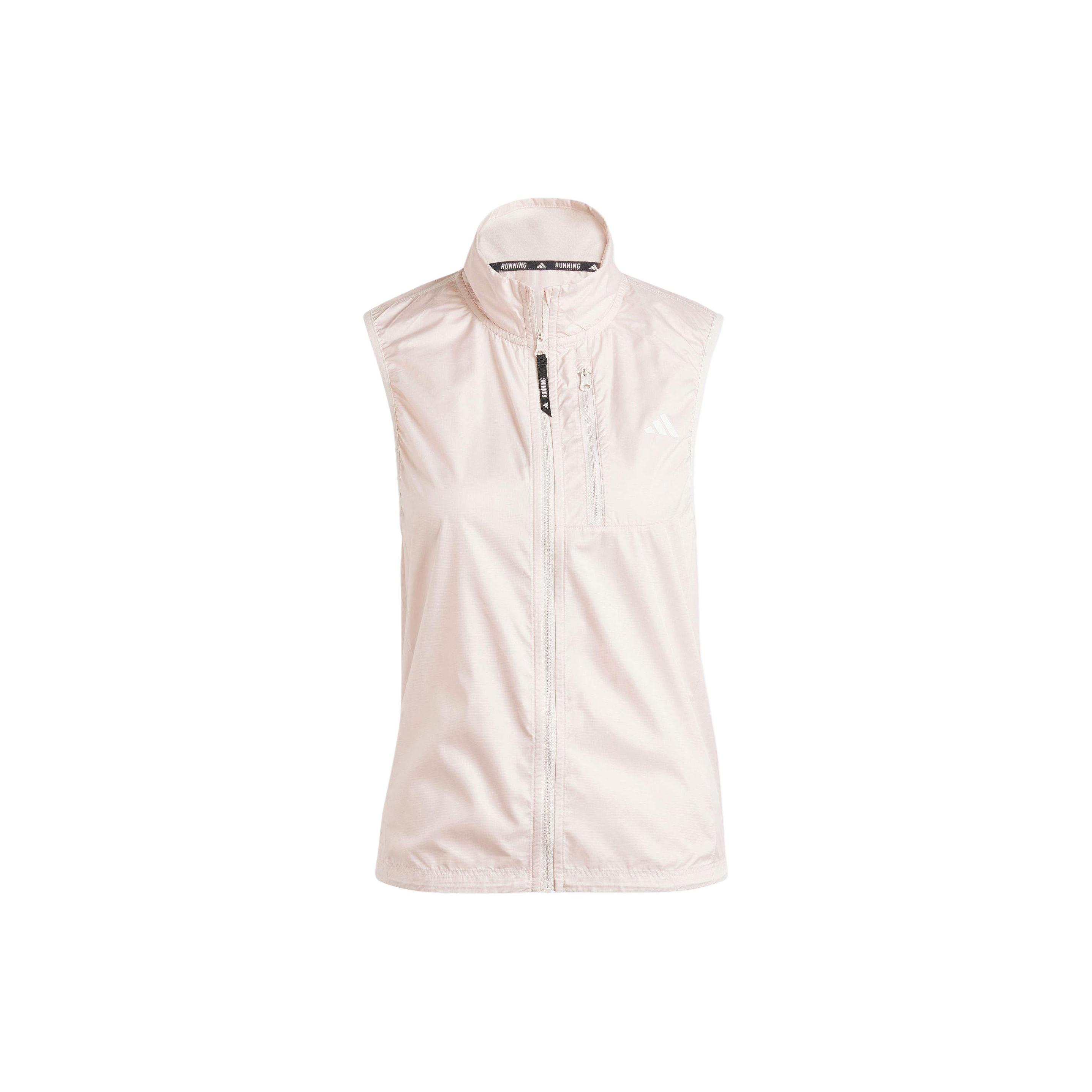 

Новый женский жилет Adidas Own The Run, светло-розовый, IN1575 XS