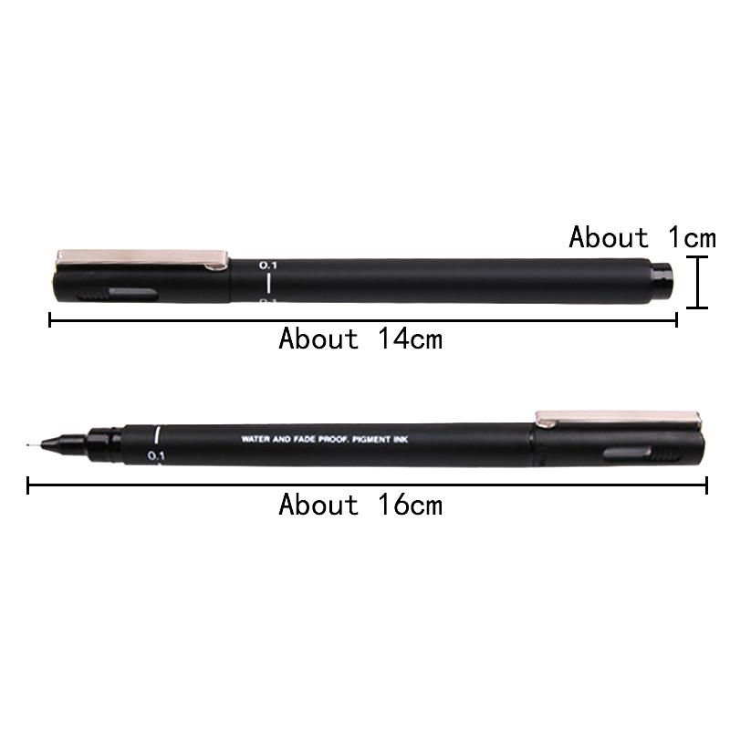 1 Pcs Technical Drawing Pen (0.05MM - 0.8MM) Engineering Drawing Office Writing Gift Pen Black Ink Gel Pen