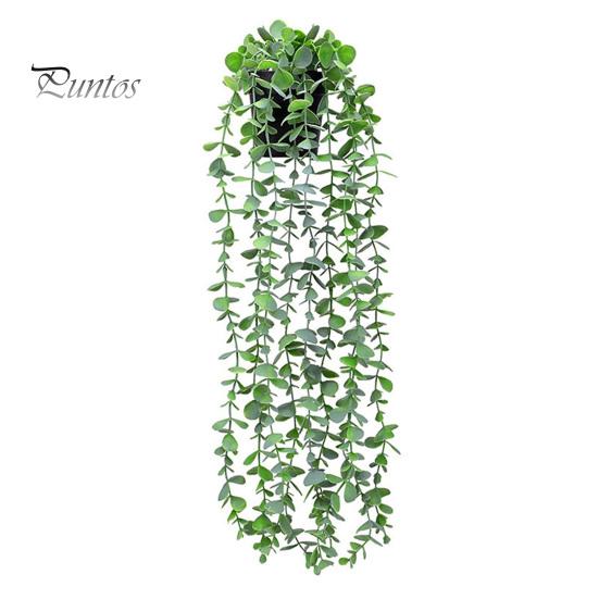 

Искусственная эвкалиптовая лоза, подвесное растение в горшке, искусственная зеленая лоза для внутреннего и наружного оформления ванной комнаты, гостиной, офиса, настенного декора D