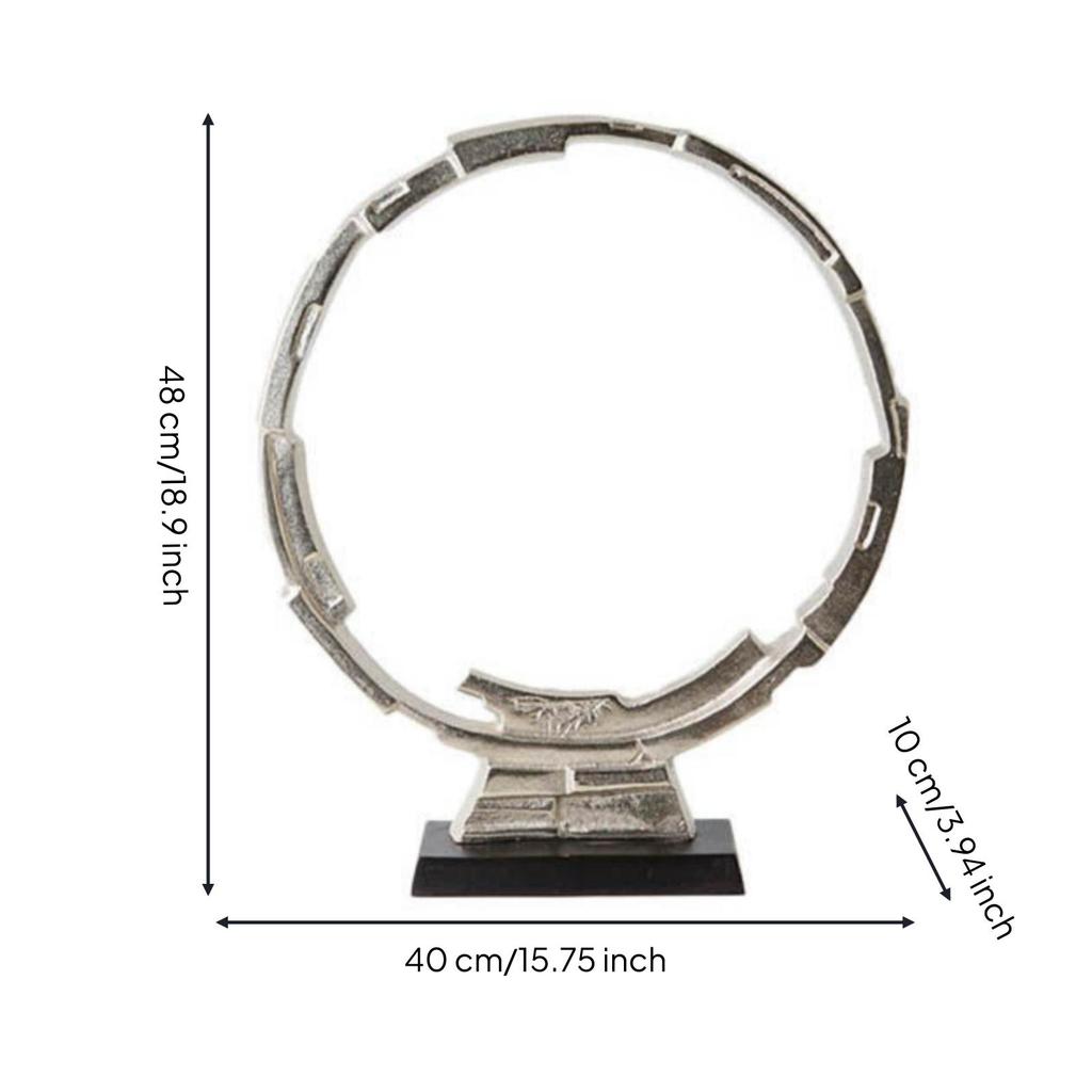 Tabletop Sculpture Modern Abstract Art Sleek for Living Room, Entryway