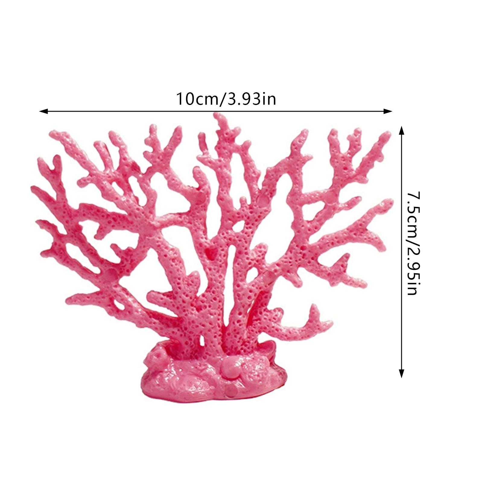 

Artificial Coral Reef Decor Antler Coral Shape Aquarium Decoration Colorful For Underwater Landscape Aquarium Fish Tank Ornament