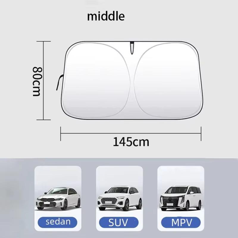 Car Sunshade: Heat Insulation & Sun Protection Windshield Visor Cover
