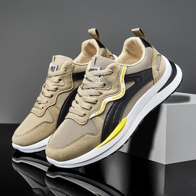 Spring 24 New Trendy Men's Shoes Low-top Breathable Casual Shoes Sports Single Shoes Trendy Soft-soled Running Shoes Foreign Trade