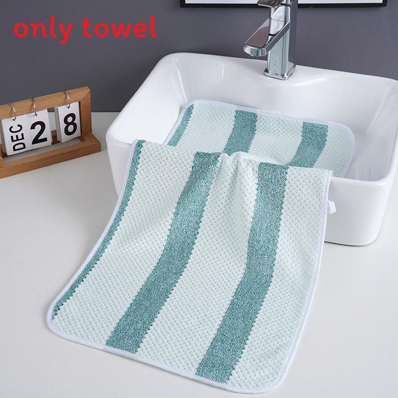 Coral Fleece Face Towel For Home Use Thick Absorbent Soft Adults Gift Collection