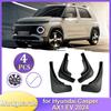 Mudflaps Fender for Hyundai Casper AX1 EV 2024 Mudguards Mud Flaps Car Tire Front and Rear Wheels Fender Accessorie 4pcs Black
