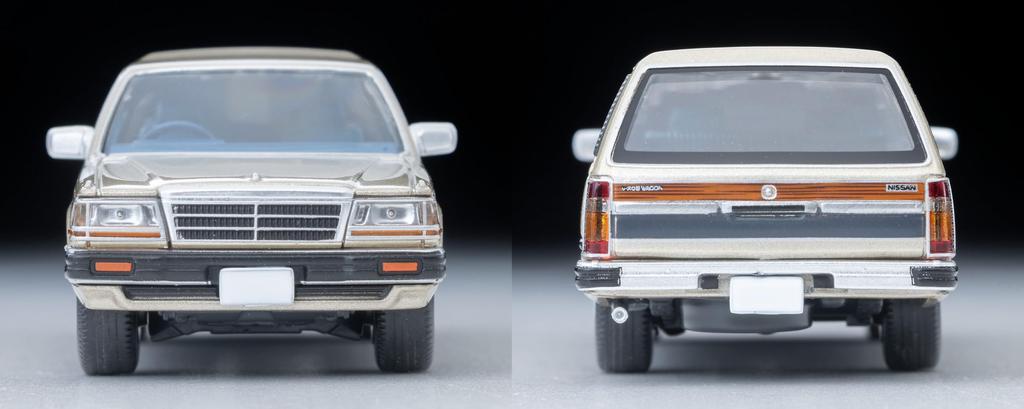 TOMYTEC Tomica Limited Vintage Neo Scale Nissan Gloria Wagon V20E GL Yellowish Silver 1991 Model 336181 1/64 LV-N244b (Finished Model)