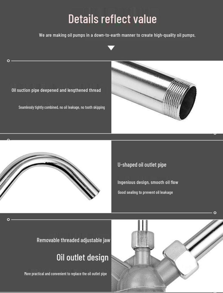 Siphon Big Oil Manual Engine and Drum Lubricating Hand Pump Extractor