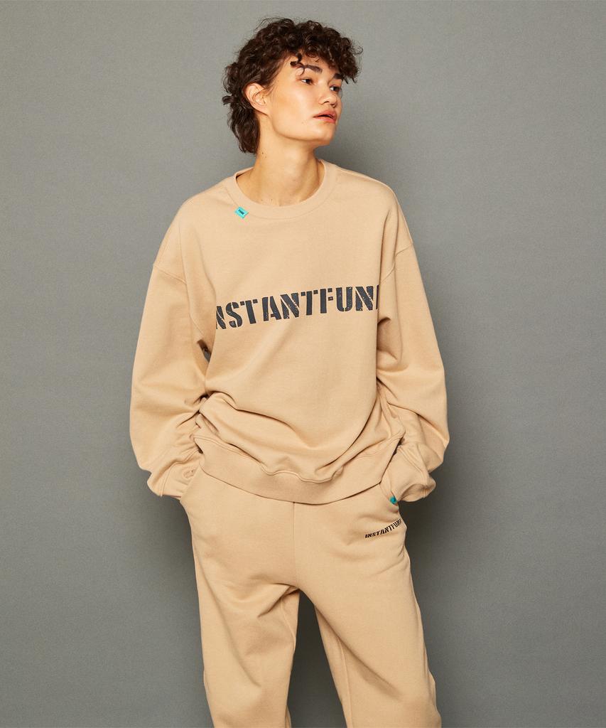 INSTANTFUNK Standard Sweatpants - Beige