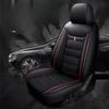 Car Seat Cover Premium Waterproof Faux Leather Cushion for Front Seat Four Season Universal Fit Most Car SUV Car Accessories