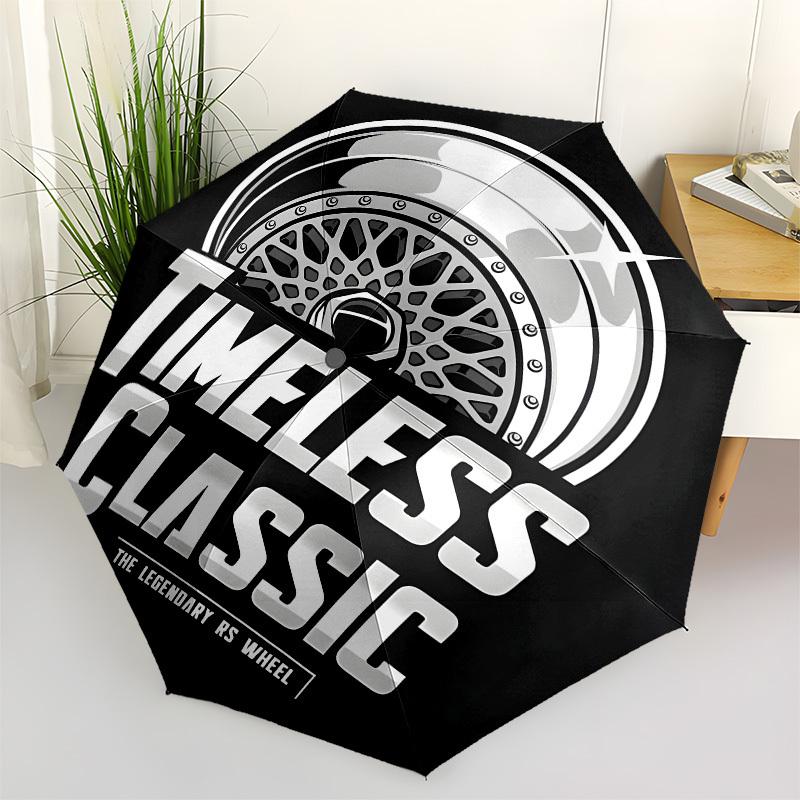 

Timeless Classic RS Wheel- Automatic Opening and Closing, 8-rib Structure Portable Umbrella, Suitable for Men and Women in All Seasons - Per