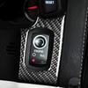 Electronic Ignition Switch Car Start Switch Panel Decal Engine Start Stop Button Frame Cover Real Carbon Fiber Sticker Interior Accessories for