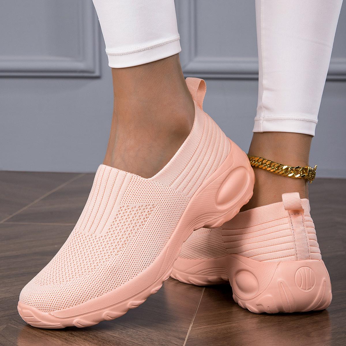 

Fashion Casual Shoes Sneakers ForWomen 2025 New Vulcanize MeshWomen Sneakers Slip On Sock LadiesFlat Shoes Shoes For Women 43
