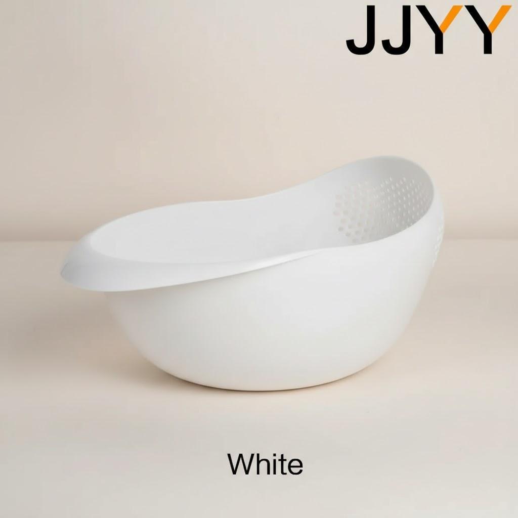 

Plastic Colander Kitchen Drain Basket with Handles Rice Sieve Strainer Bowl Sink Drain Kitchen Tools Kitchen Gadgets білий