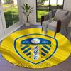 Leeds United Custom Name Round Area Rug,Carpet Rug for Living Room Bedroom Sofa Playroom Decor,Non-slip Floor Mat