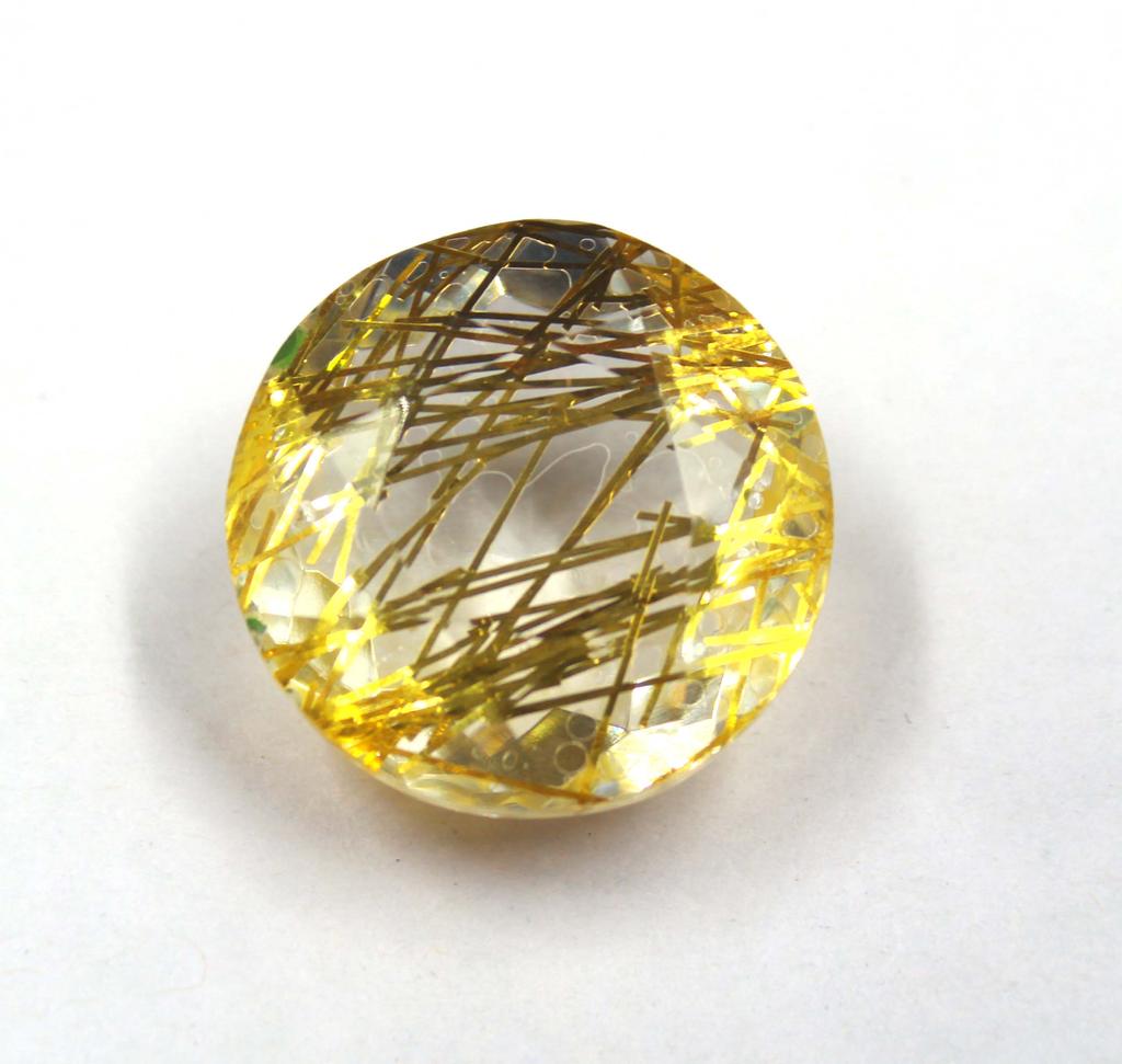 Amazing Big Offer 57.65 Carat Round Shape Yellow Quartz Lab Created Certified Brazil Gemstone SN626
