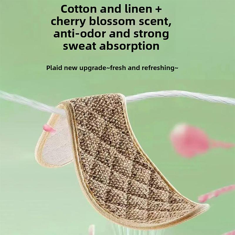 Mugwort Cotton And Linen Anti-odor Insoles Soft Soles Strong Sweat Absorption Breathability And Deodorization