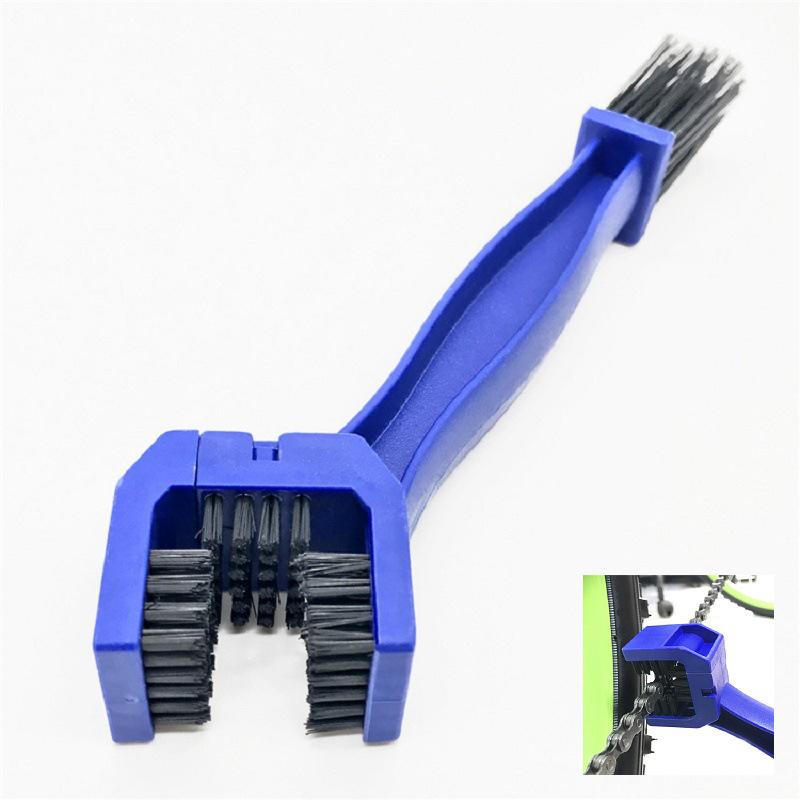 Portable Mountain Bike Chain Cleaner & Maintenance Brush Kit