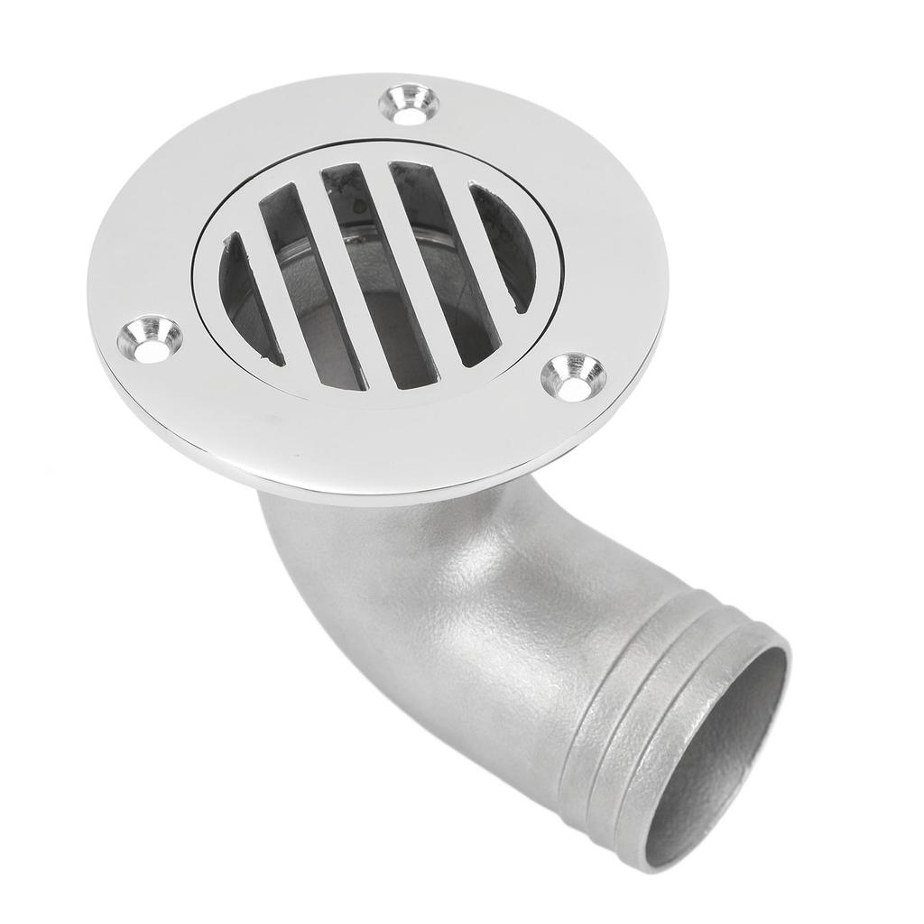 Boat Deck Drain 90 Degree Elbow 316 Stainless Steel Split Floor Deck Drain for Fishing Boat Yacht