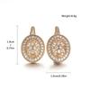 Rose  Latest Fancy Stylish Copper Zircon Bali Earrings for Women and Girls