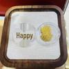 Pure Gold 999 Wealth-Boosting Mobile Phone Sticker - 2mg Gold for Daily Prosperity