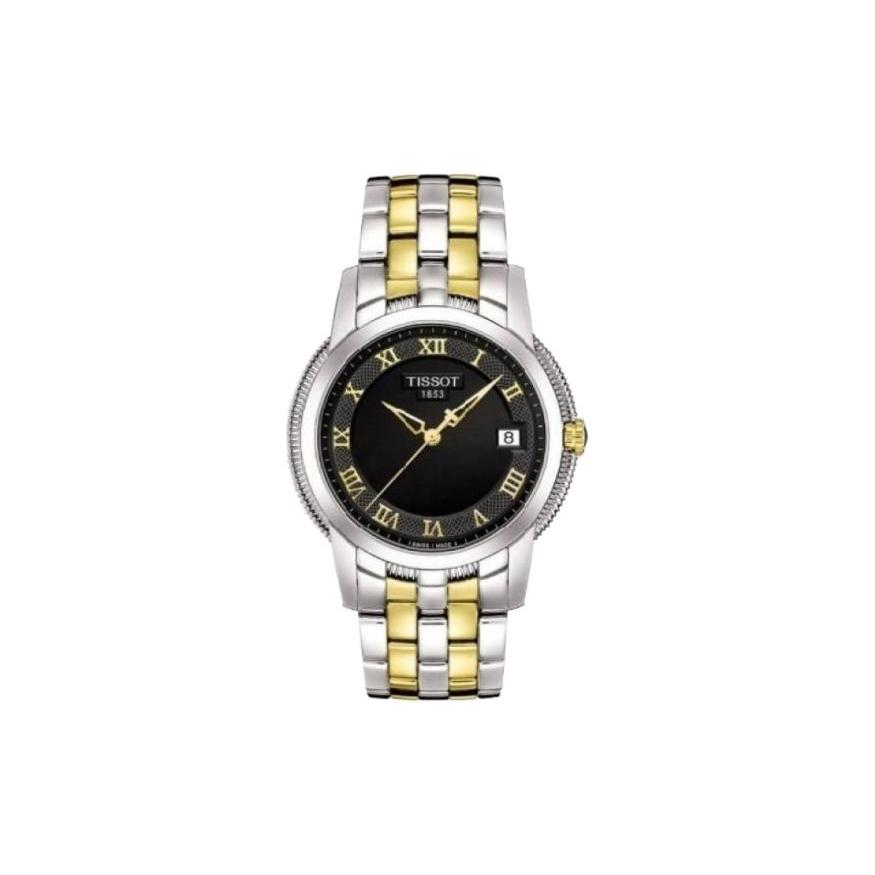 TISSOT Quartz Movement Men s Watches Watch 40mm Black Dial Stainless Steel Case Stainless Steel Strap T031.410.22.053.00