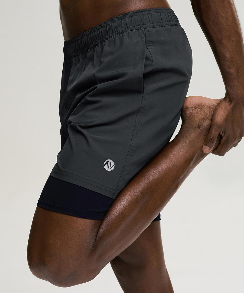 Leijibi Compact 2-In-1 Water Leggings Swimwear Shorts Women'S Men'S Two-In-One Shorts W (3 Colors)