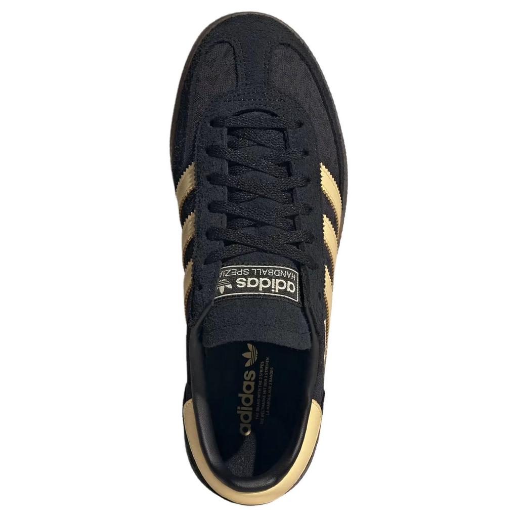 adidas Scarpe da Ginnastica da Donna Handball Spezial Nero Core Tinta Arancio Suola in Gomma IH1498
