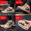 Men's Labor Insurance Shoes, Steel Bag Head Kevlar, Rubber Sole, Smash-proof and Puncture-proof Work Shoes