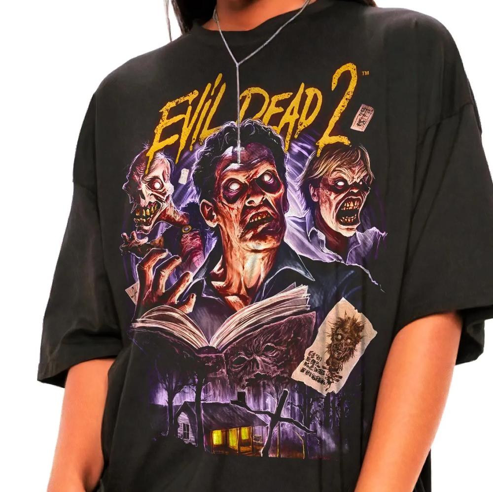 Evil Dead 2 Movie Shirt 80s Horror Shirt Retro Movie Shirt Vintage Movie Shirt Movie Lover Shirt 80s Movie Shirt M
