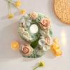 Silicone Number Shape Candle Molds Rose Flower Soap Mould Fragrance Candle Gypsum Mold  Home Decor